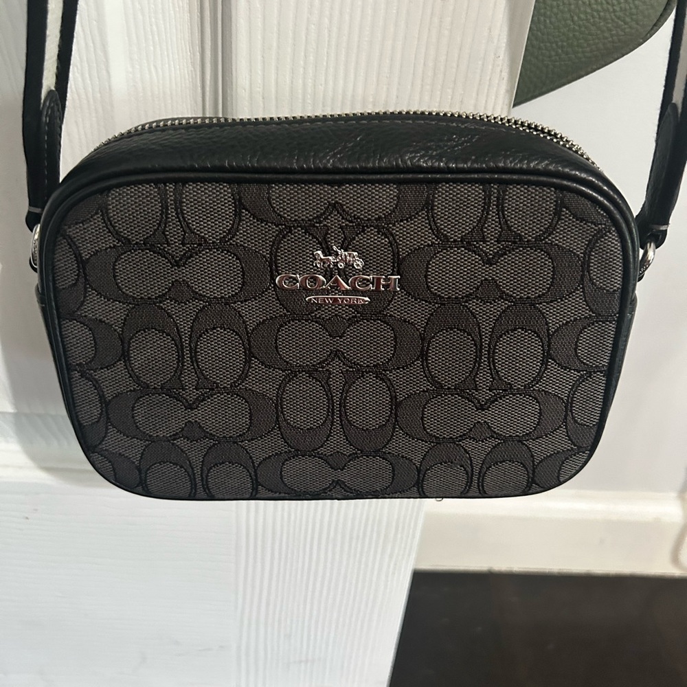 Coach Black and Gray Crossbody Bag
